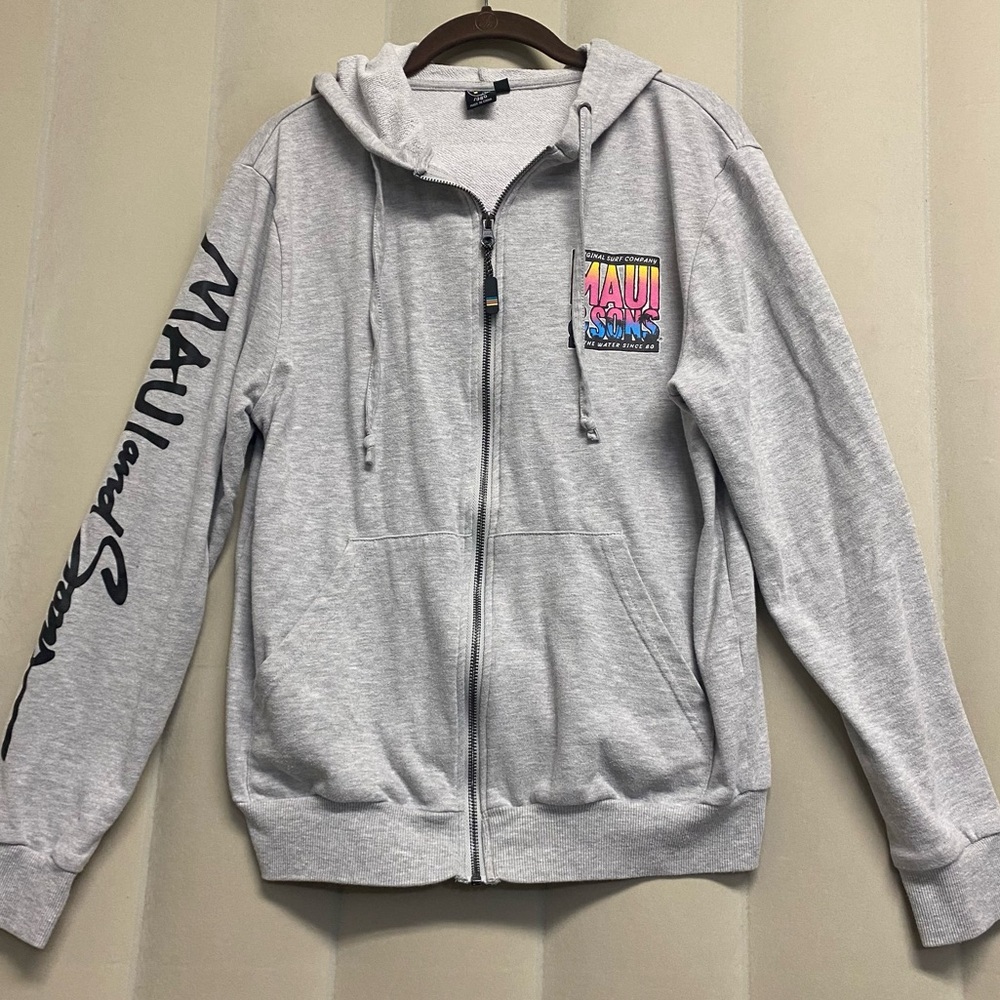 Vintage Maui and Sons Unisex Hoodie Sweatshirt Small Surf Beachy Y2K 90s